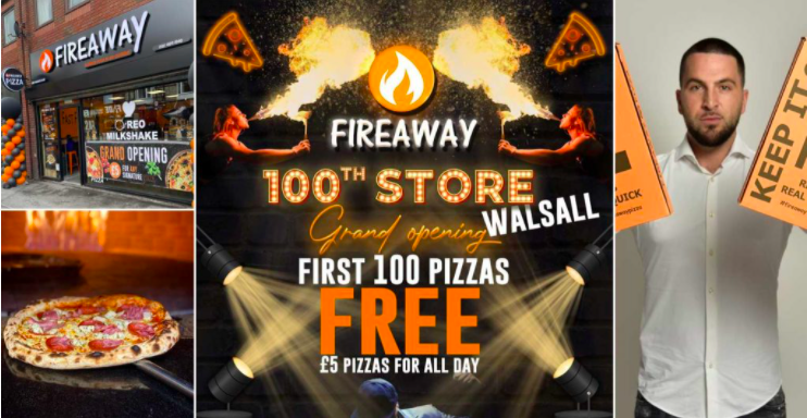 Fireaway Pizza Opens Its 100th Store